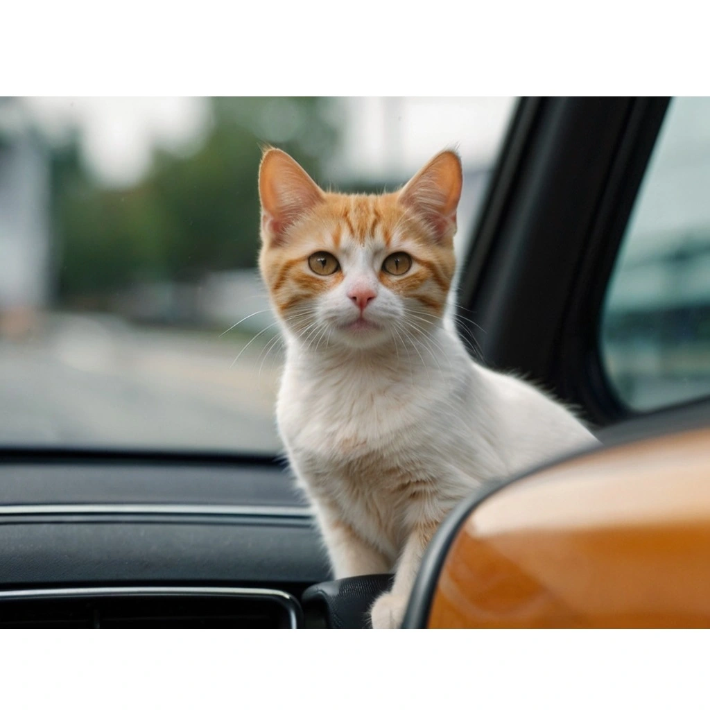 Det kan være farligt at være kat i trafikken.